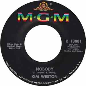 Kim Weston - Nobody Album