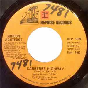 Gordon Lightfoot - Carefree Highway Album