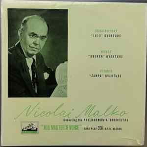 Nicolai Malko Conducting The Philharmonia Orchestra - Tchaikovsky "1812" Overture Op. 49 / Weber "Oberon" Overture / Herold "Zampa" Overture Album