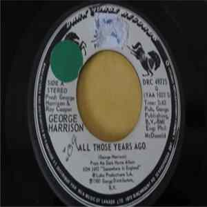 George Harrison - All Those Years Ago Album