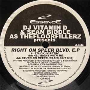 DJ Vitamin D & Sean Biddle As The Floorfillerz - Right On Speer Blvd. E.P. Album