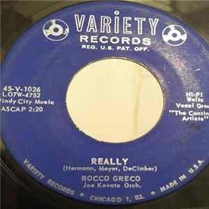 Rocco Greco - Tell Me / Really Album