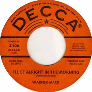 Warner Mack - I'll Be Alright In The Morning Album