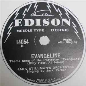 Jack Stillman's Orchestra - Evangeline / Just Beyond The Blue Album