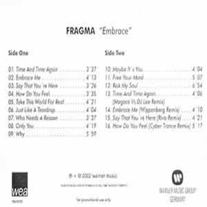 Fragma - Embrace Album