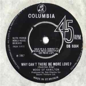Mood Of Hamilton - Why Can't There Be More Love? Album