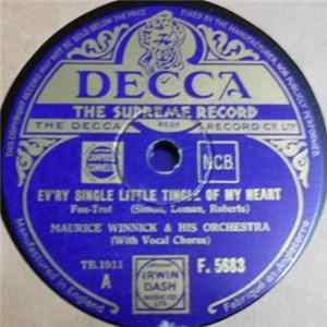 Maurice Winnick & His Orchestra - Ev'ry Single Little Tingle Of My Heart / I'll Never Say "Never Again" Again Album