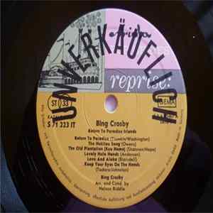 Bing Crosby - Return To Paradise Islands Album