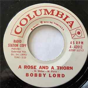 Bobby Lord - A Rose And A Thorn / Fascination Album