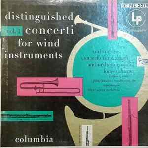 Carl Nielsen • Louis Cahuzac with John Frandsen • The Copenhagen Royal Opera Orchestra - Distinguished Concerti For Wind Instruments, Vol. 1: Concerto For Clarinet And Orchestra, Op. 57 Album