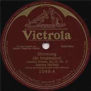 Jascha Heifetz - Stimmung (An Impression) / Waltz (In D Major) Album