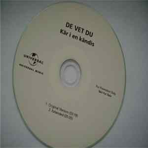 De Vet Du - Kär I En Kändis Album