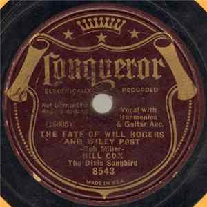 Bill Cox - The Fate Of Will Rogers And Wiley Post Album
