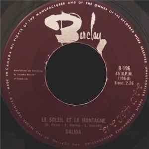 Dalida - Le Soleil Et La Montagne Album