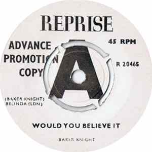 Baker Knight - Would You Believe It Album