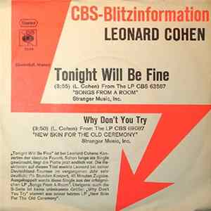 Leonard Cohen - Tonight Will Be Fine / Why Don't You Try Album
