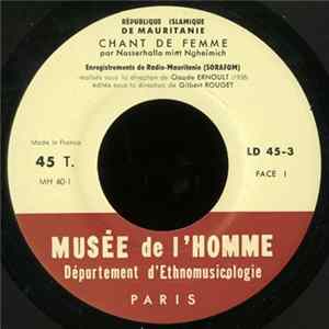 Nasserhalla mint Ngheïmich - République islamique de Mauritanie. Chants de femmes Album