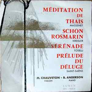Michel Chauveton / Burt Anderson - Méditation De Thaïs Album