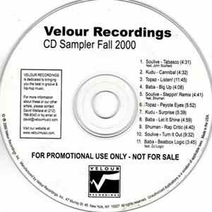 Various - Velour Recordings CD Sampler Fall 2000 Album