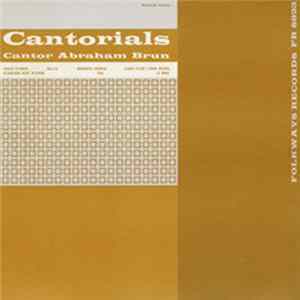 Cantor Abraham Brun - Cantorials Album