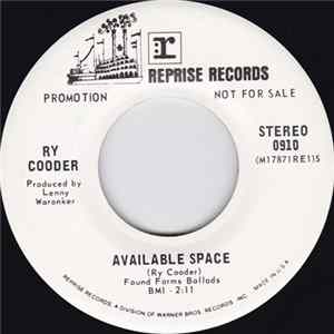 Ry Cooder - Available Space Album