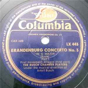 Bach - Brandenburg Concerto No. 3 In G Major Album