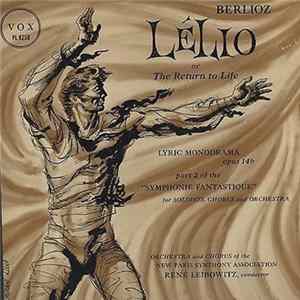 Berlioz / Orchestra And Chorus Of The New Paris Symphony Association - Leibowitz - Lelio Or The Return To Life Album