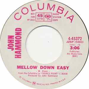 John Hammond - Mellow Down Easy Album