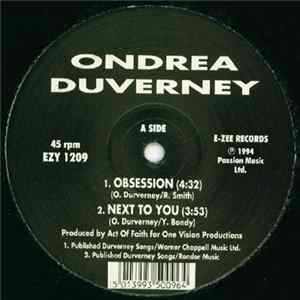 Ondrea Duverney - Obsession EP Album