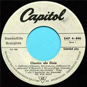 Pee Wee Hunt - Classics Ala Dixie Album