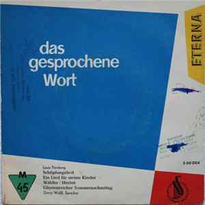 Gerry Wolff - Das Gesprochene Wort Album