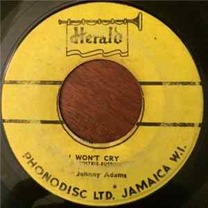 Johnny Adams - I Won't Cry / Who Are You? Album