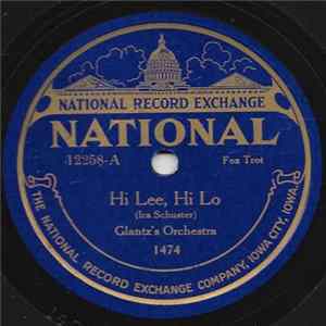 Glantz's Orchestra / Yerkes' Bell Hops - Hi Lee, Hi Lo / Lou' Siana Album