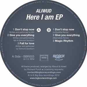 Aliwud - Here I Am EP Album