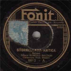 Romolo Balzani - Stornellata Antica / Nina Si Voi Dormite Album