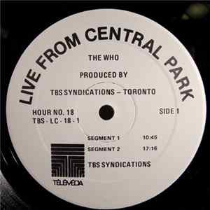 The Who - Live From Central Park Album