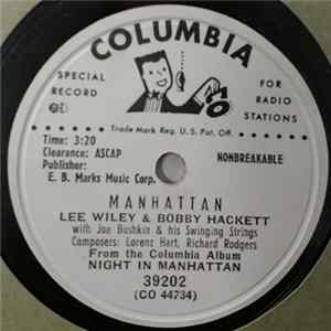 Lee Wiley, Bobby Hackett, Joe Bushkin And His Swinging Strings - Manhattan / Oh! Look At Me Now Album