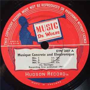 Celebrity Symphony Orch. - Musique Concrete And Electronique Album
