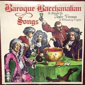 Tayler Vrooman - Baroque Bacchanalian Songs Album
