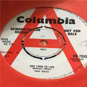 Tony Miles - Not Long To Live Album
