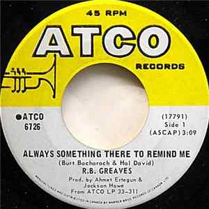R.B. Greaves - Always Something There To Remind Me Album
