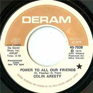 Colin Areety - Power To All Our Friends Album