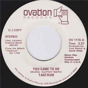 Tantrum - You Came To Me / Kidnapped Album