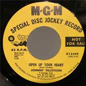 Johnny Tillotson - Open Up Your Heart Album