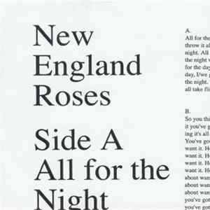 New England Roses - All For The Night Album