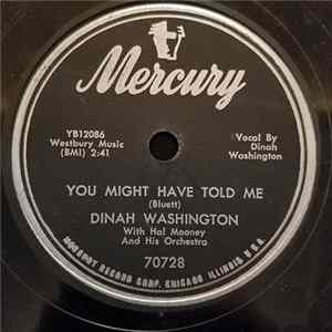 Dinah Washington - You Might Have Told Me / I'm Lost Without You Tonight Album