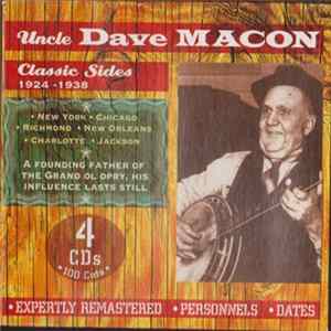 Uncle Dave Macon - Classic Sides 1924-1938 Album