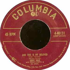 Jerry Vale - And This Is My Beloved / Two Purple Shadows Album