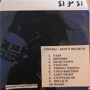 //TENSE// - Don't Believe Album
