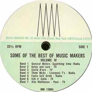 Unknown Artist - Some Of The Best Of Music Makers: Volume IV Album